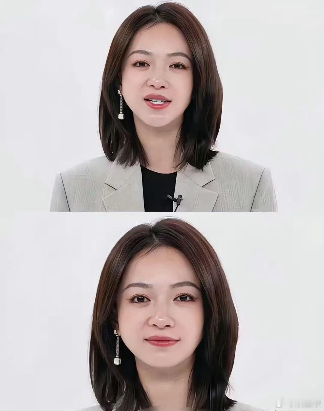 原来怀孕鼻子真的会变大，明星吴谨言也不例外，孕激素太可怕，母亲太伟大了[苦涩] 