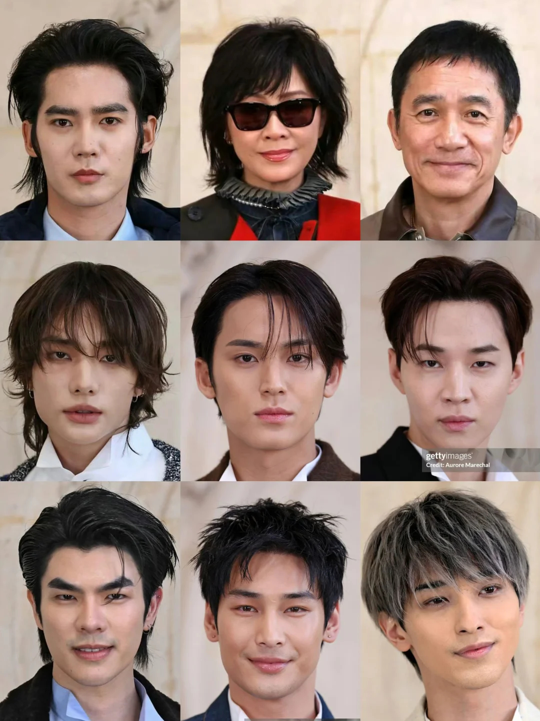 Dior大秀G社怼脸生图梁朝伟、刘嘉玲、于适、Henry 刘宪华、金珉奎、Hyu