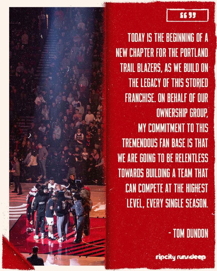 开拓者换新老板了 新老板上任！新老板邓顿发文：“今天是开拓者新篇章的起点，我们将