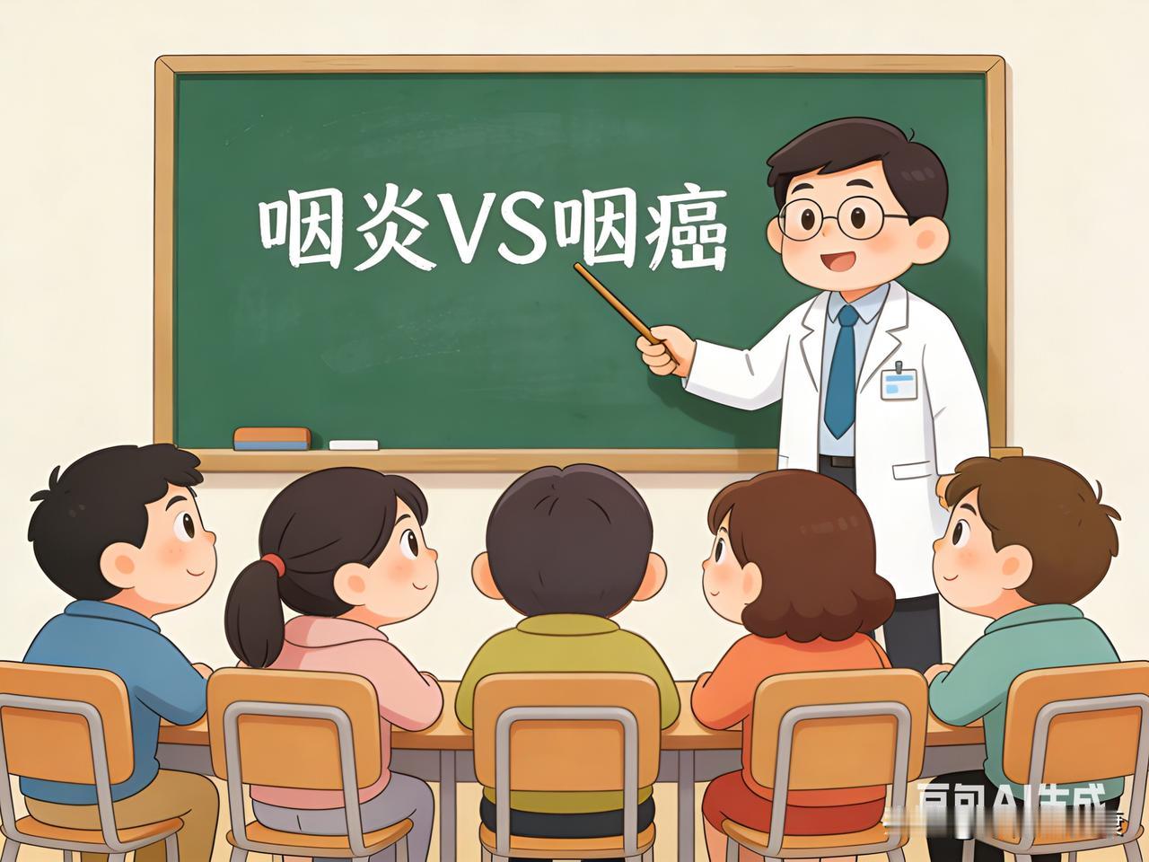 慢性咽炎时间久了,会癌变吗?
虽然很多人听说长期炎症会致癌，但不能直接套用到咽炎