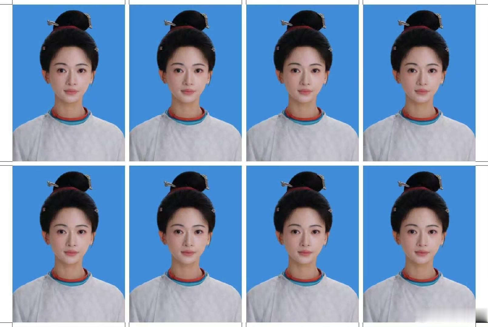 吴谨言孟廷辉科考证件照 孟大人科考证件照🈶！ 