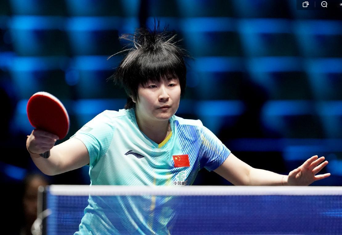 天呐！覃予萱终于3:2打赢削球手李洁！
但是感觉还是打不过桥本帆乃香。

今天也