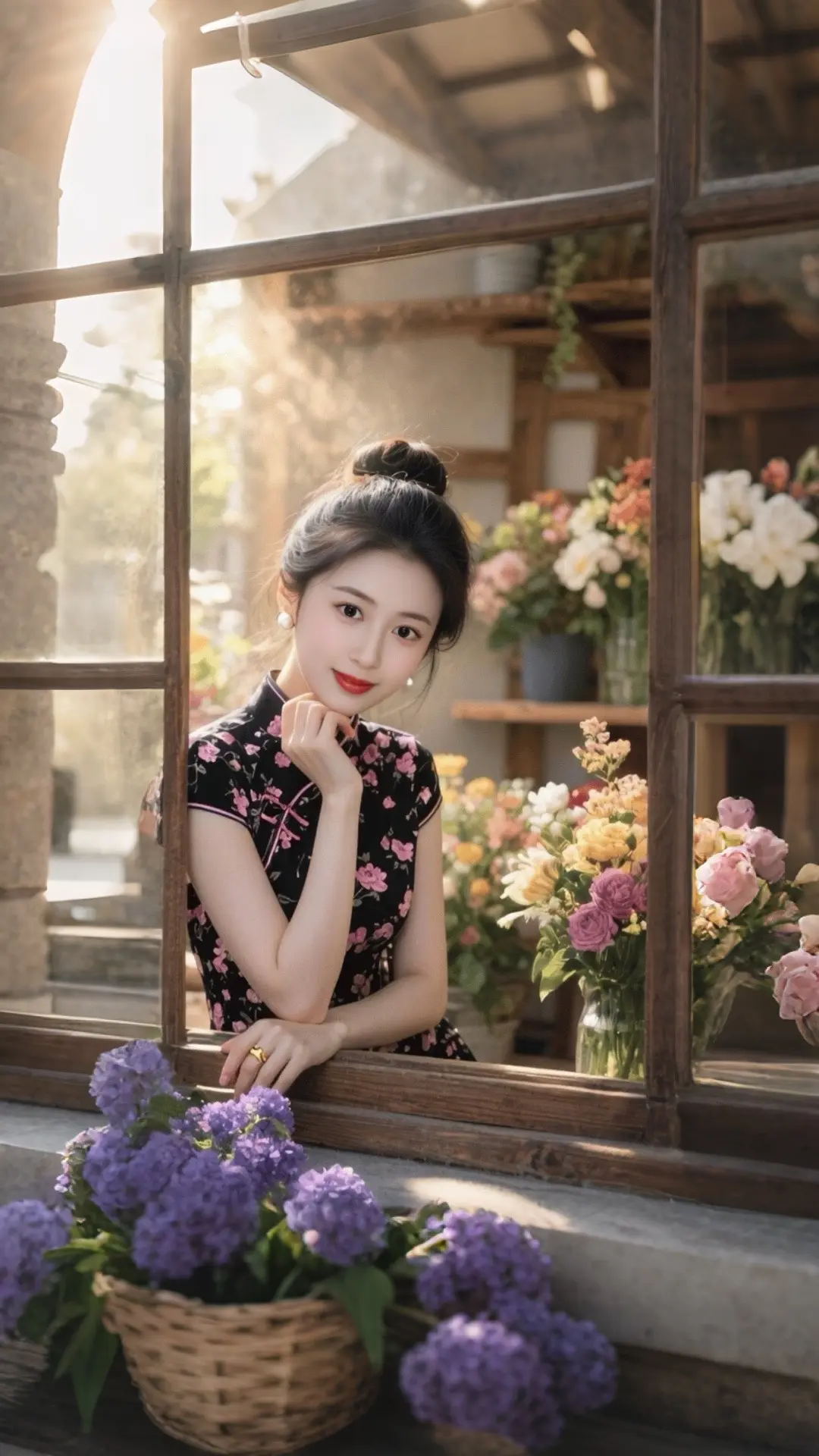 AI扩图 你的短发女孩已上线