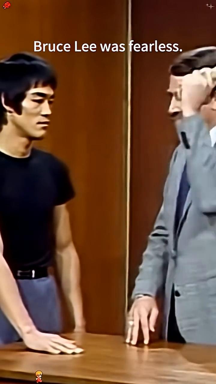 Bruce Lee's lightning speed。
Bruce Lee w