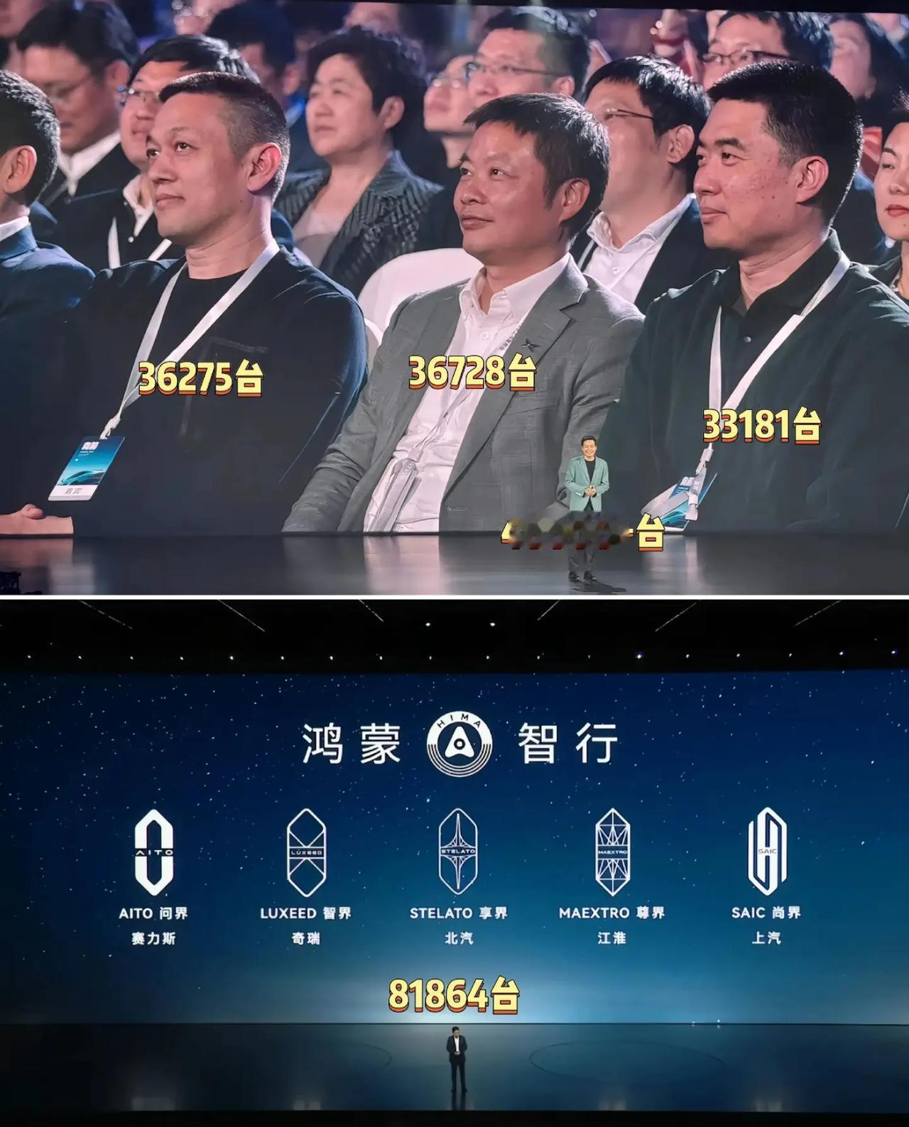 新势力阵容:
雷总:单打冠军
余总:一拖五登顶！
蔚小理:反转了了，最强理想变最