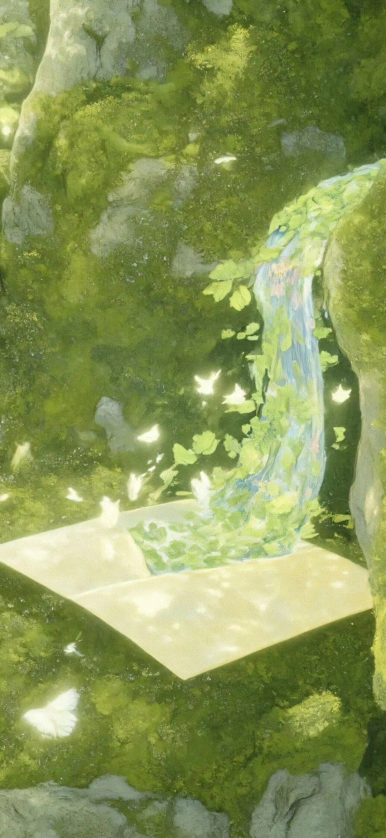 🌱一花一世界，一叶一菩提绿色壁纸｜ 清新绿｜全屏壁纸｜治愈系壁纸｜ 氛围感壁纸