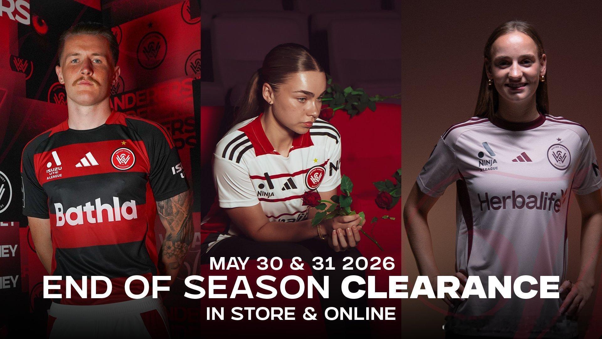 流浪者队 A-League 2025-26赛季 球衣装备+周边将在本周末开始特价
