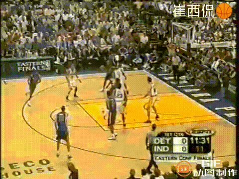 这才叫铁血防守！
2004年东部决赛第二场，活塞和步行者打出了让人窒息的防守。全