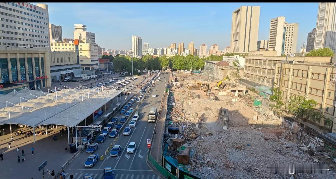 济南火车站拆迁进展