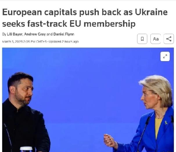 泽连斯基这操作真是让人看不懂。3月1日，美以袭击伊朗，他不仅不同情，还高调表态支