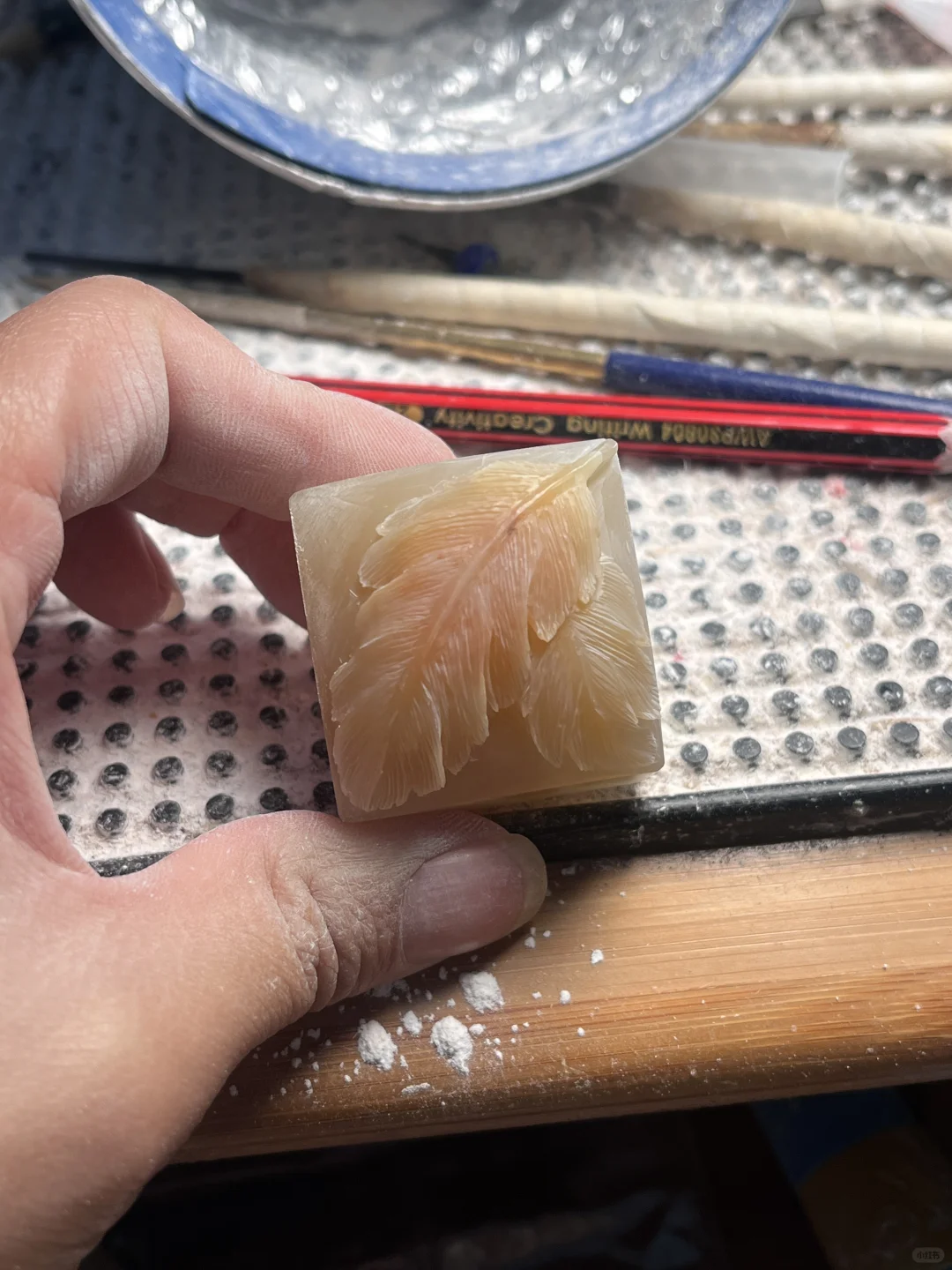 我的羽毛待抛光