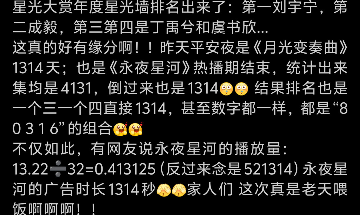 丁禹兮虞书欣年度星光墙三四名  我嘞个天意啊我嘞个上天安排啊[舔屏][舔屏][舔