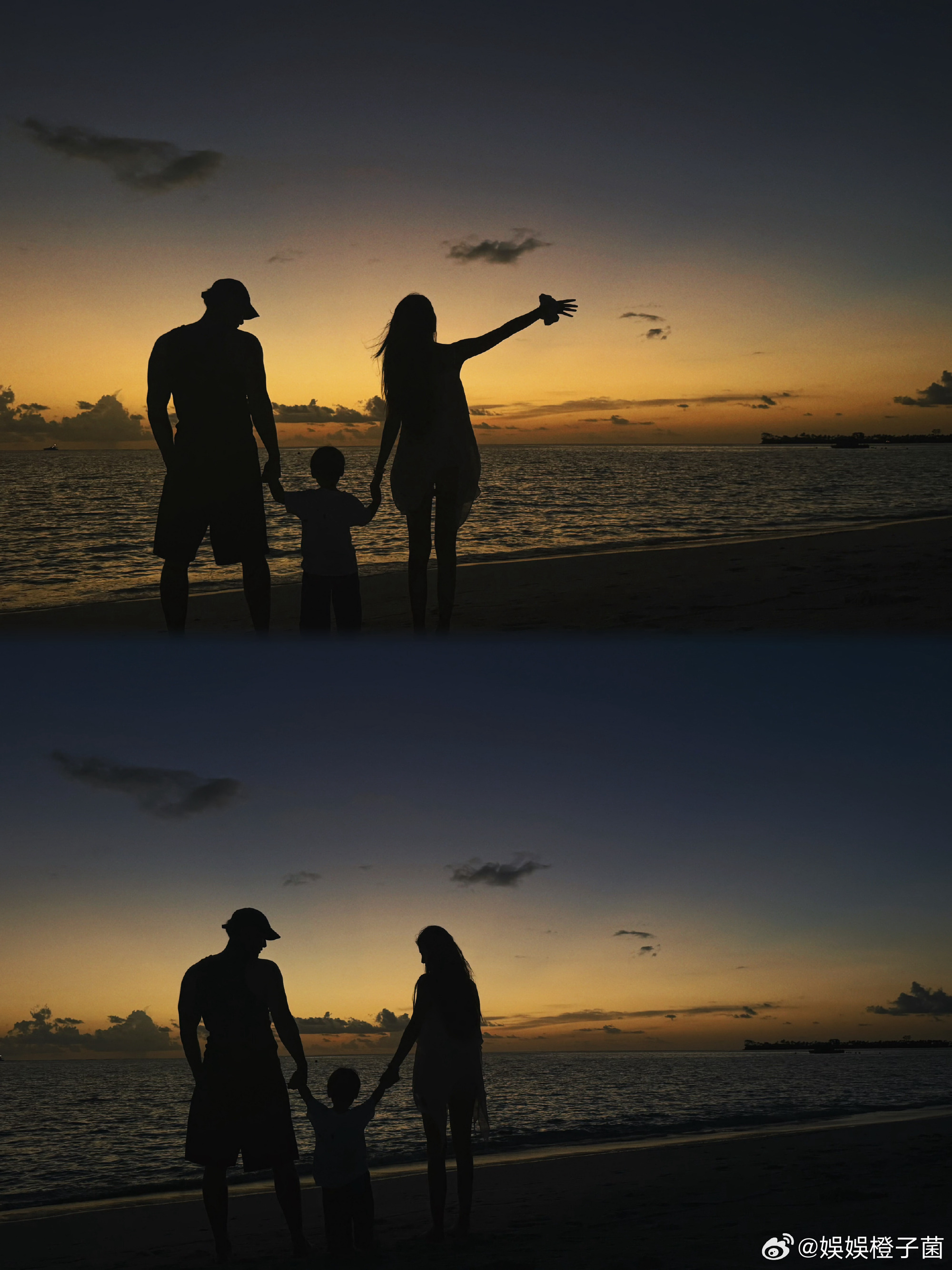 官宣照片是在海边，公开有孩子还是在海边🏝️大海🌊见证了黄子韬徐艺洋的爱情故事