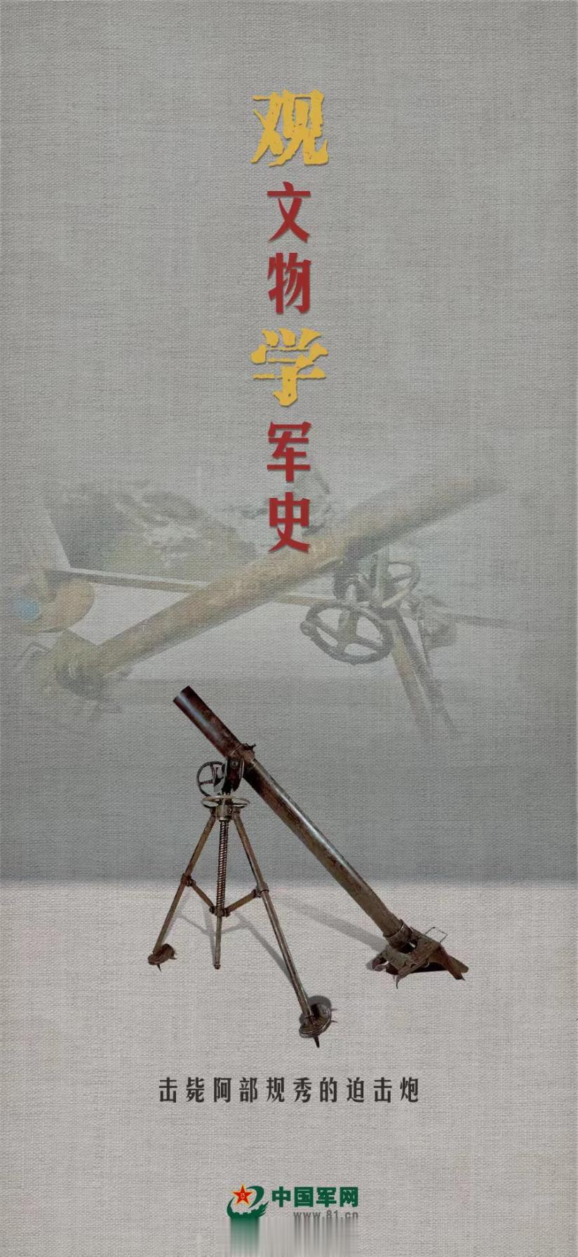 观文物 学军史丨击毙日军“名将之花”阿部规秀的迫击炮（中国军网） ​​​