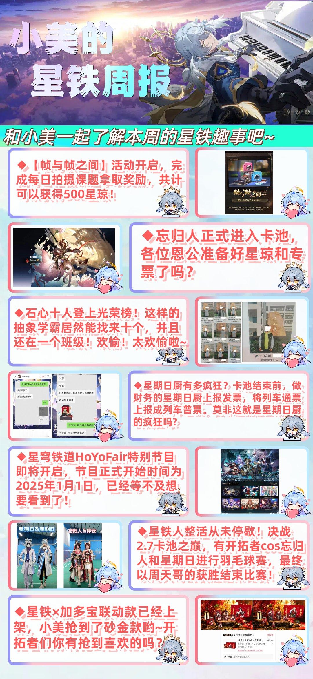 本周概览 | Overview of the Week一周时间，倏忽而过。开拓者