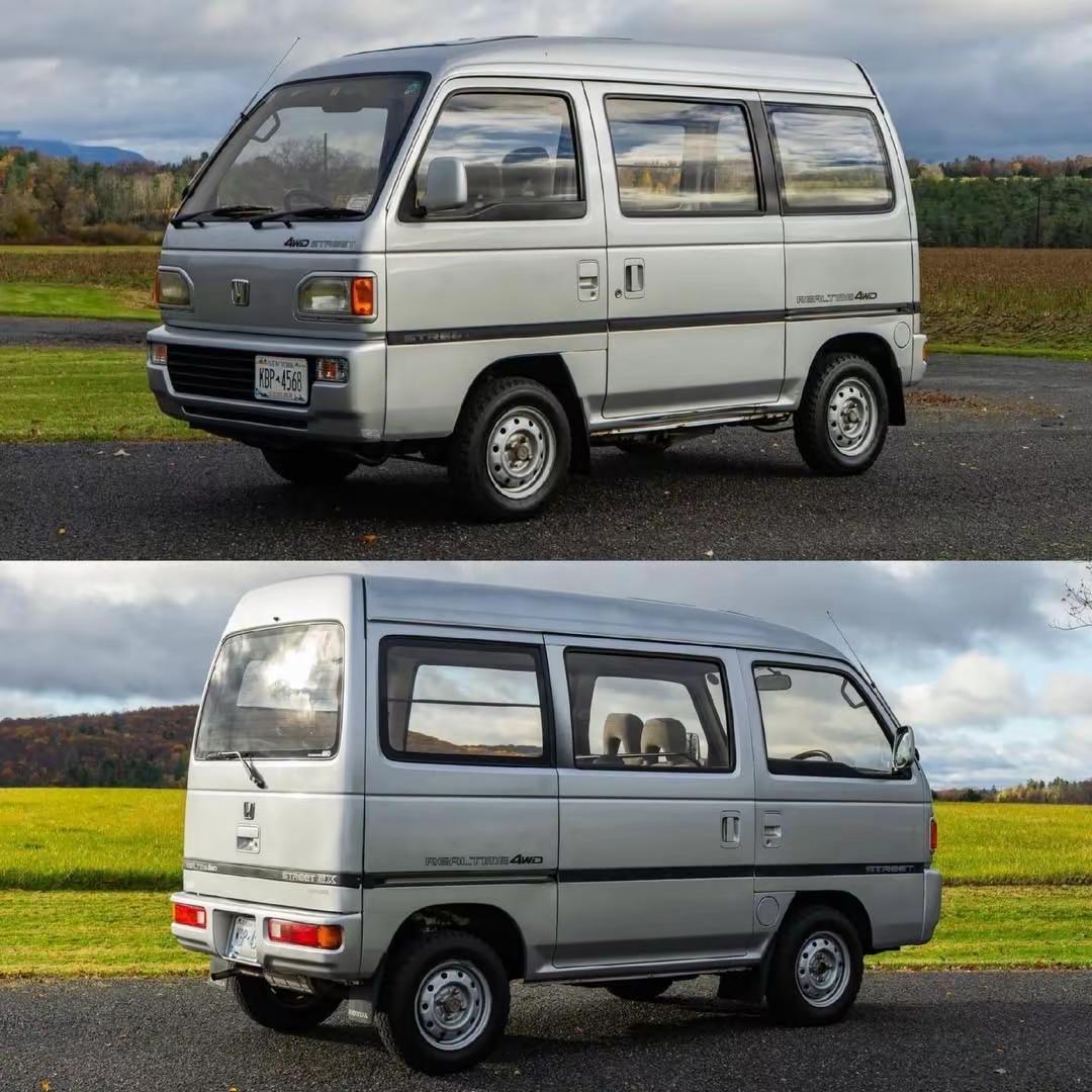 1990 年的 Honda Acty Street，是第二代 Acty 在实用与