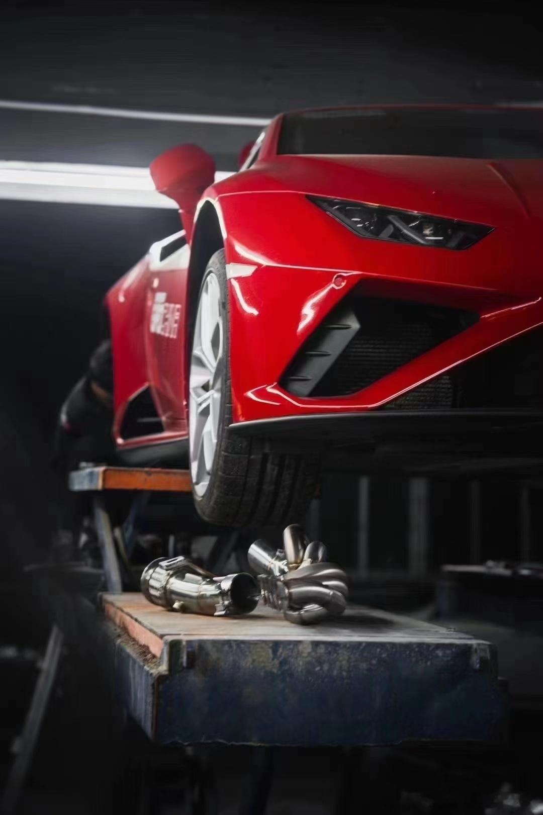 兰博基尼 EVO  升级CSK芭蕉直通头段 ✅ 