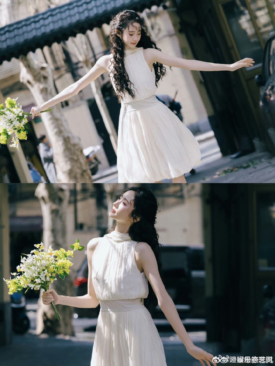 张艺凡羊毛卷出图易如反掌 被张艺凡羊毛卷美晕！蓬松卷发衬得她又灵又甜，精致五官超