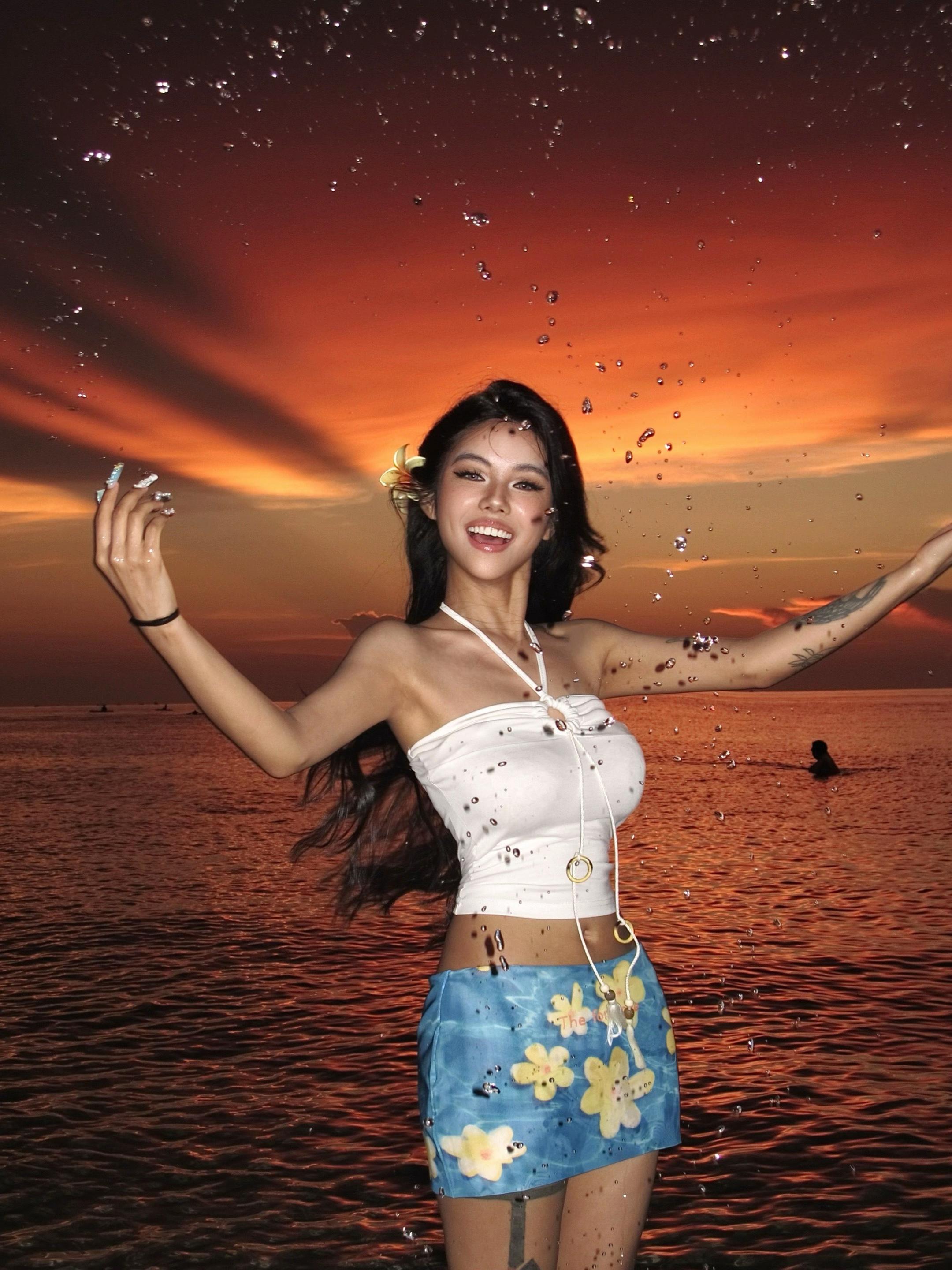 原图直出的绝美日落