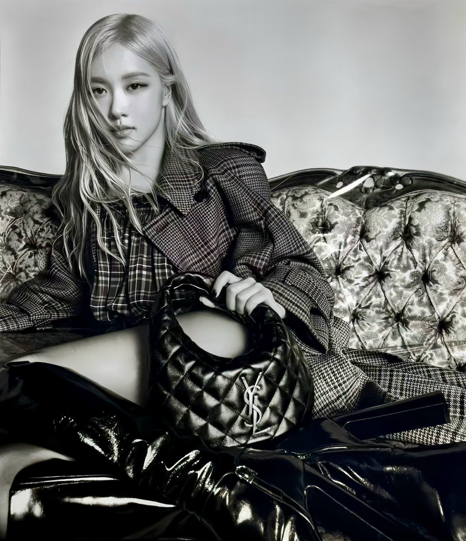 Rosé朴彩英 x Saint Laurent Fall 2025 Campai
