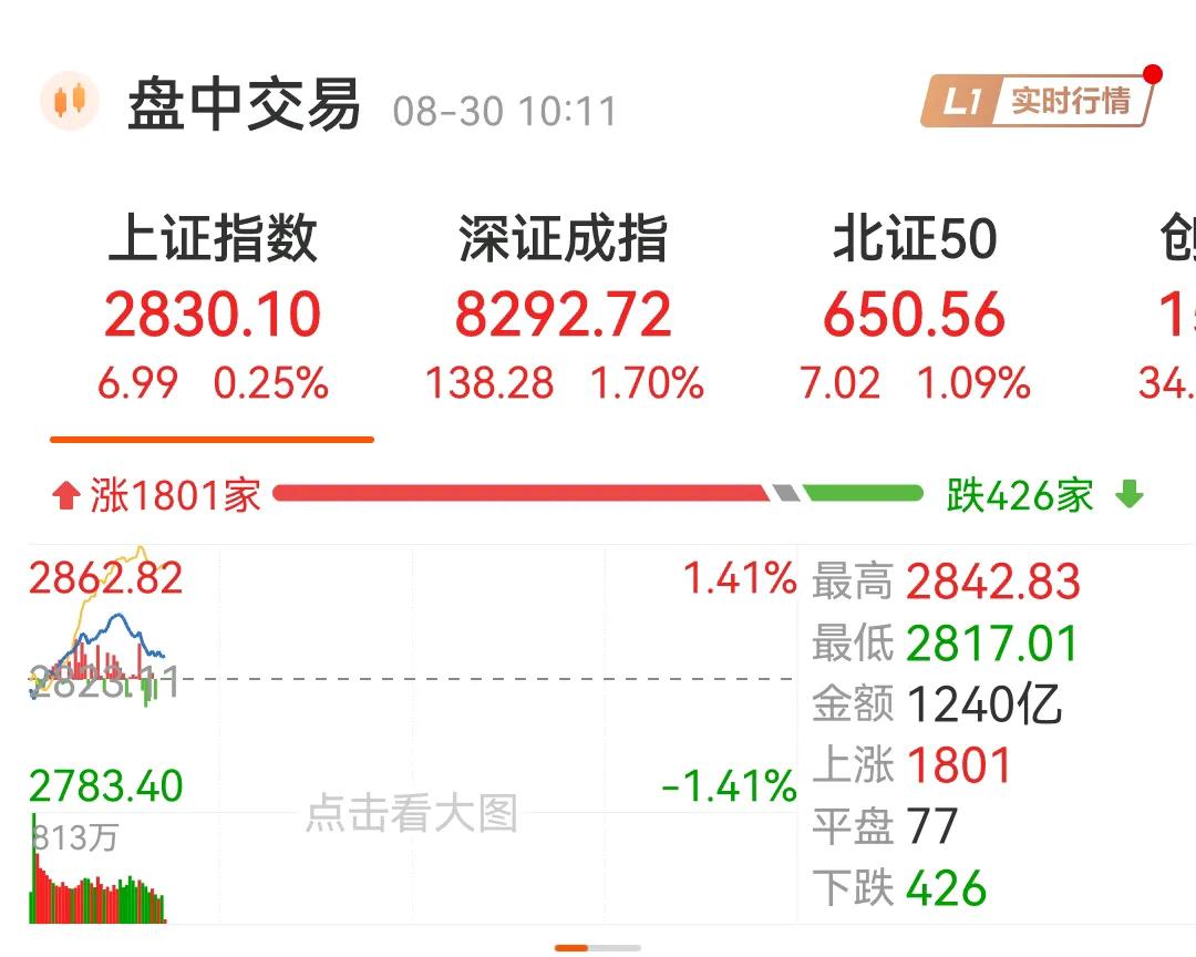 怎么每天10点开始跳水这么准时[捂脸]，2842点，10点一到，直接跳到2830