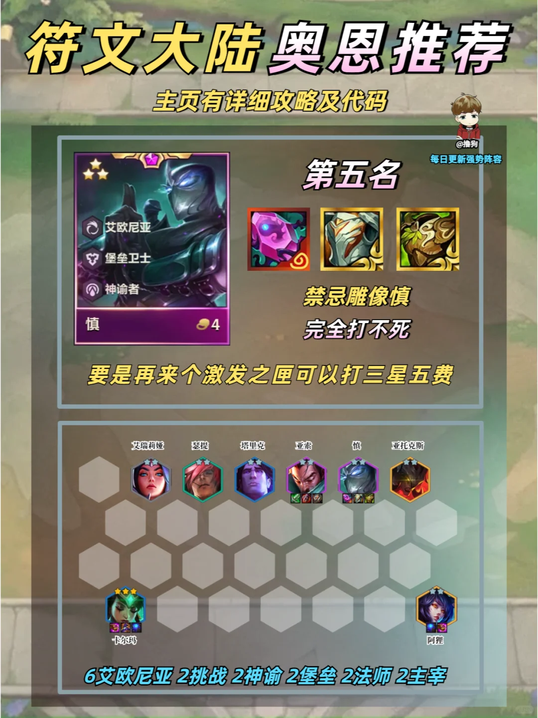 最新奥恩装备强度排行（附阵容）