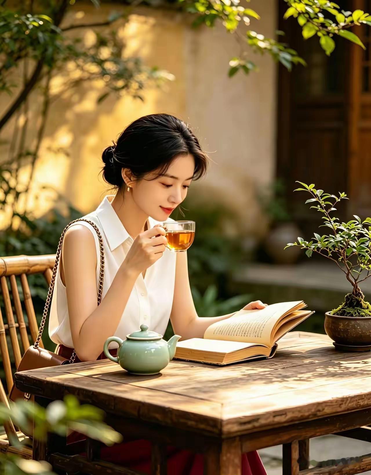 午后时光，静享茶香与书香