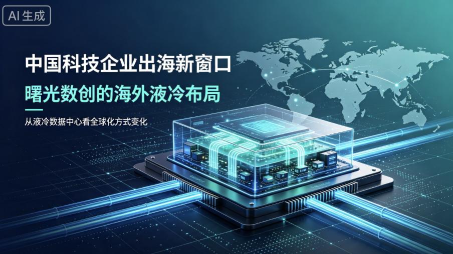 液冷走向东南亚，中国智造正在改变出海方式
中科曙光旗下曙光数创的海外液冷布局，是