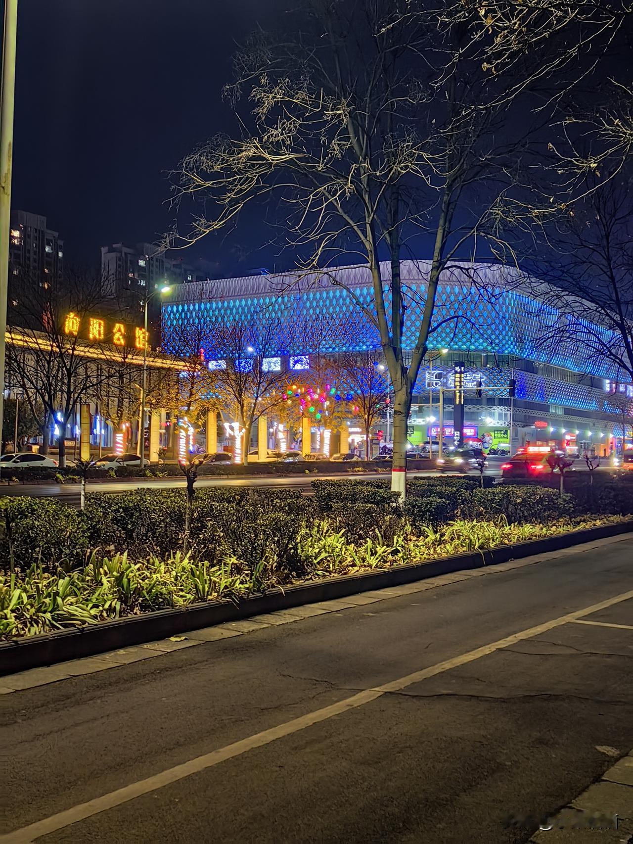 夜街随记
 
夜色漫上来时，我站在城市的街边。光秃秃的树枝向夜空伸展，枝桠间漏下