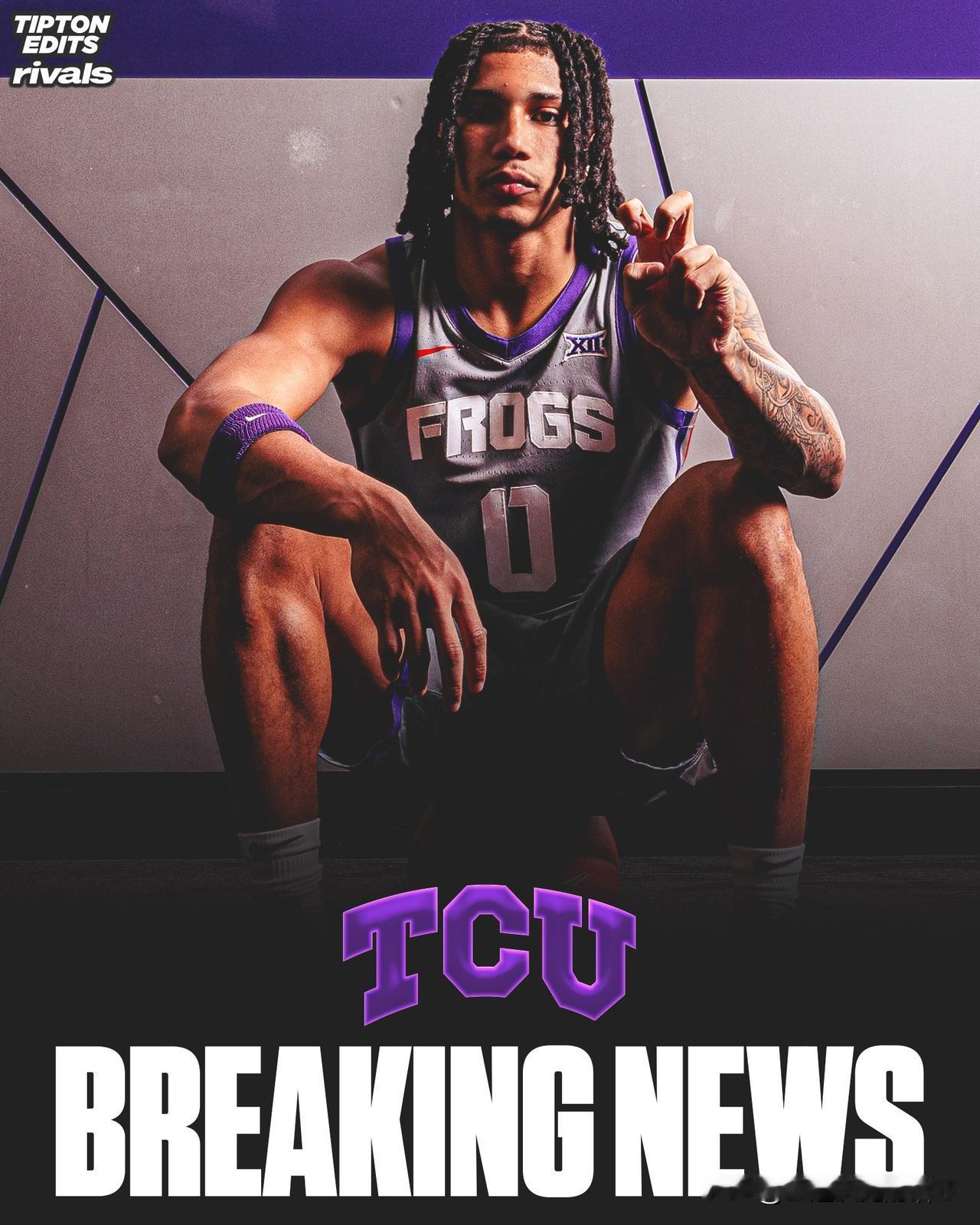 JUCO控卫Trent Lincoln宣布承诺加盟TCU，还访问过堪萨斯大学，来