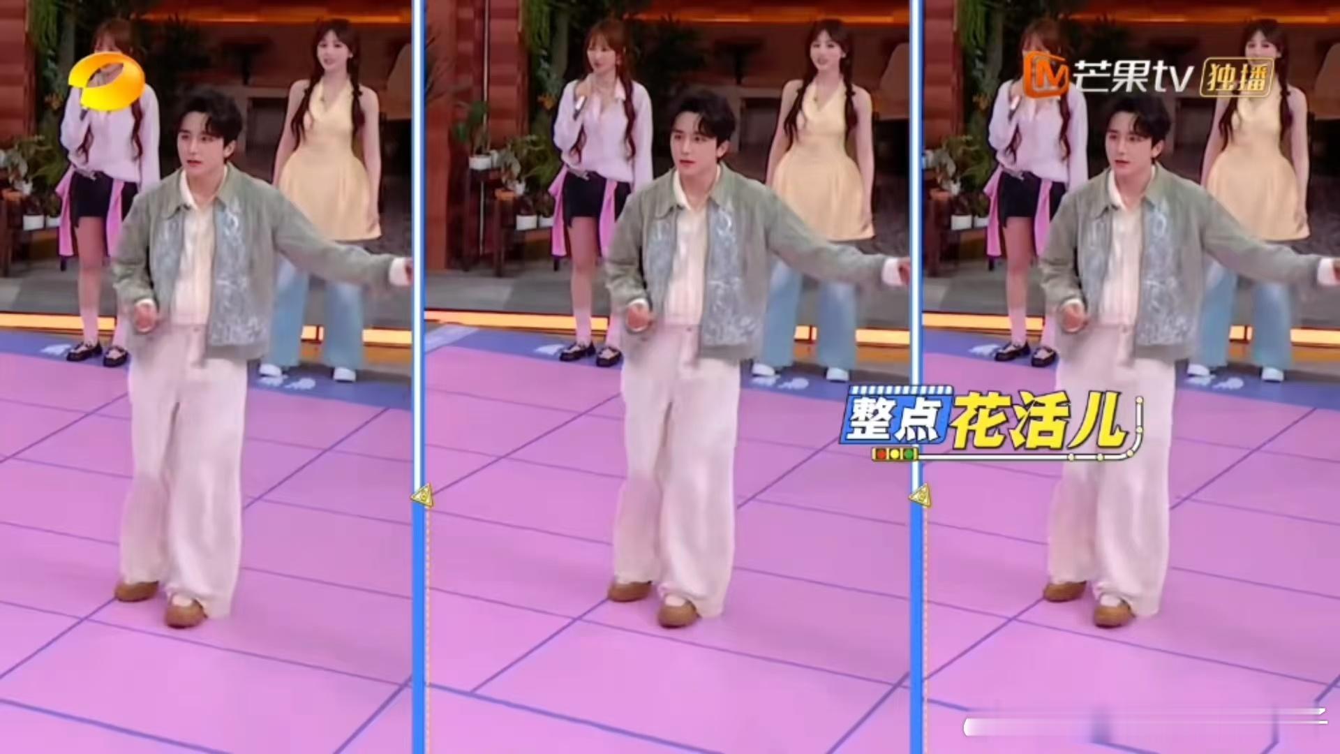 景甜掐张新成脖子景甜张新成双人舞你好星期六景甜和张新成的双人舞是本期好六最大亮点