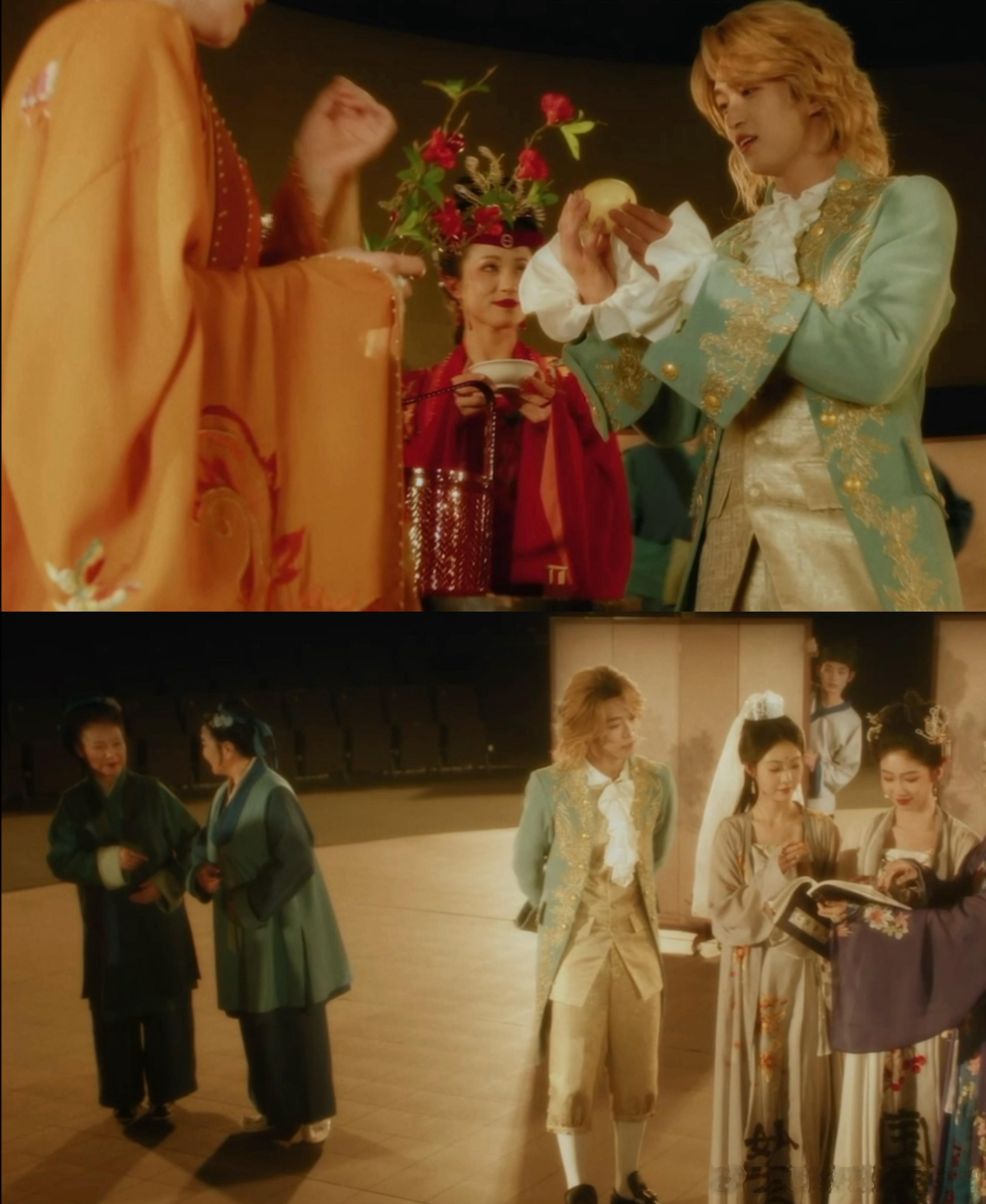 莫扎特和十二金钗同框了 ，大观园里奏响《小夜曲》！东西方文化的奇妙融合，让人眼前
