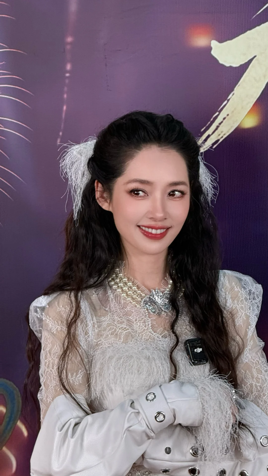 为郭碧婷做的喜乐元宵妆发