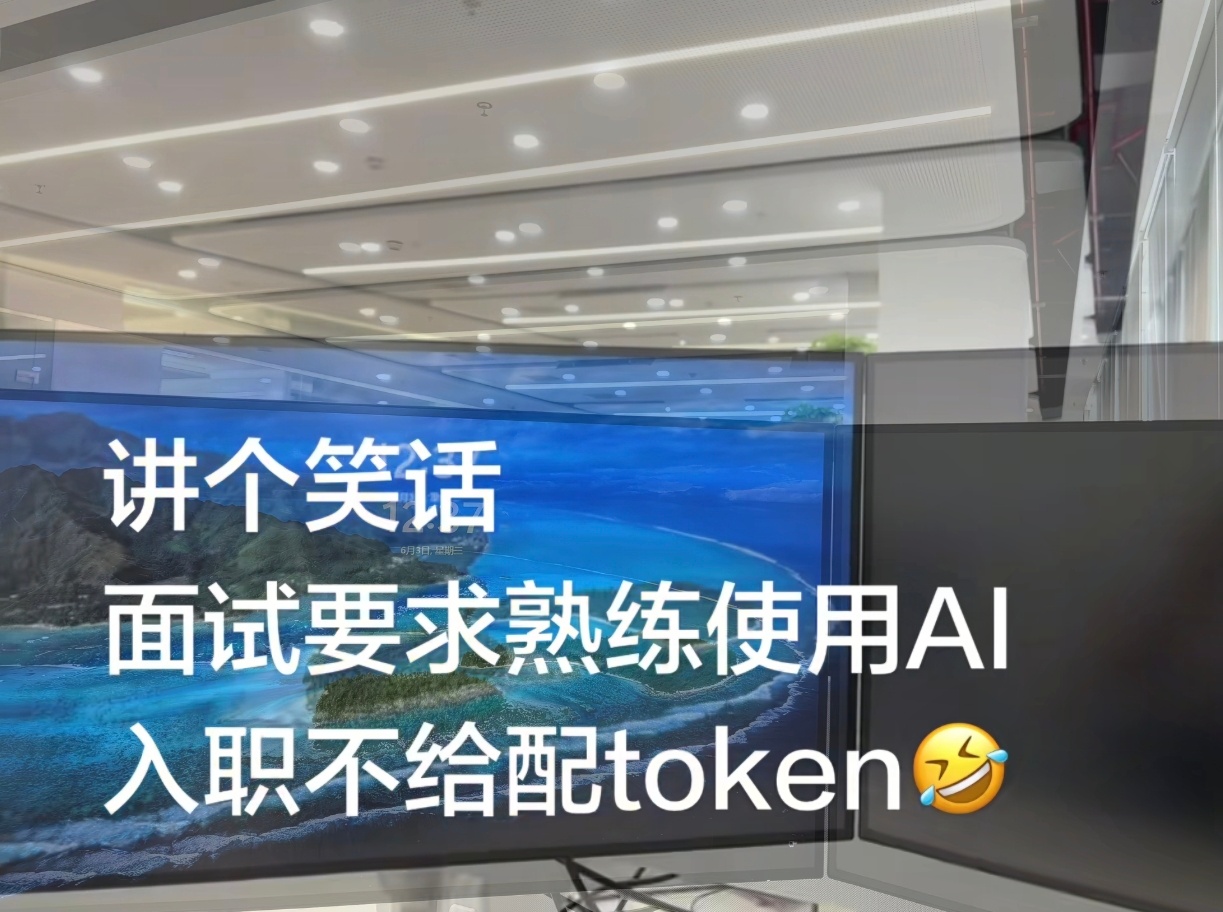 面试要精通AI 入职不给配token招人的时候AI是必备技能，干活的时候AI是自
