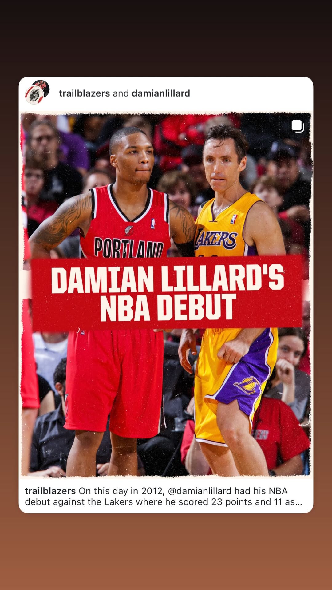 利拉德ins更新了一篇新动态