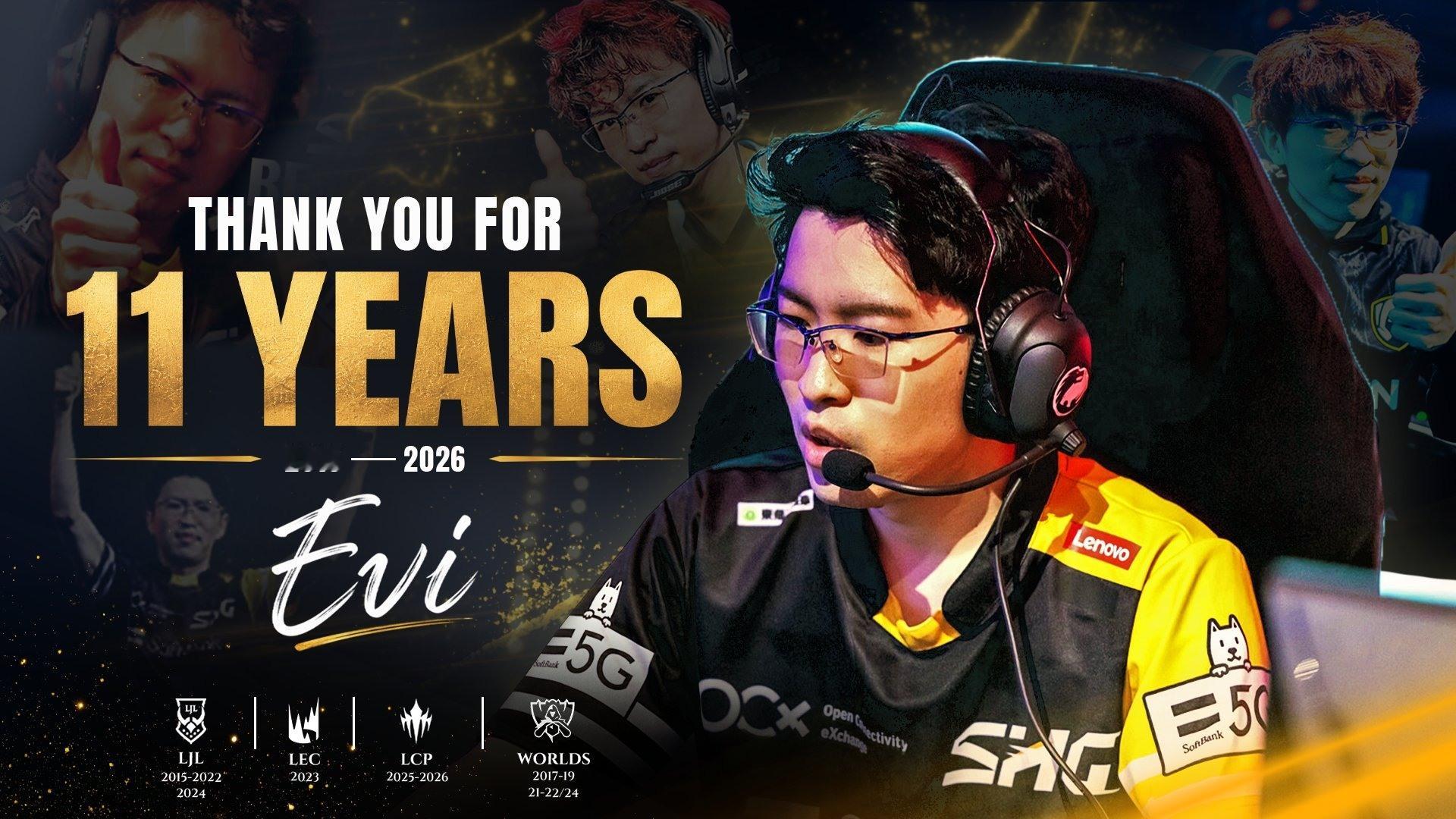 去年卡萨和兵长退役后就知道今年Evi也差不多了[大哭]Evi宣布退役DK晋级S1
