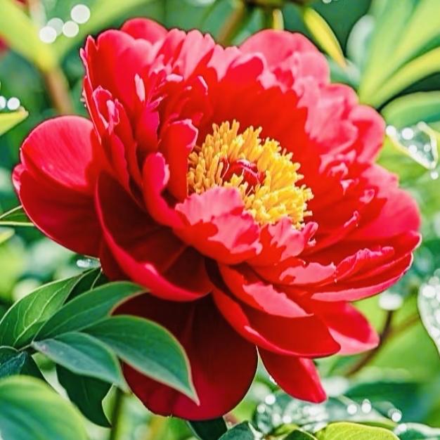 牡丹花，
花中之王，雍容典雅，花香浓郁
高贵冷艳，艳压群芳，艳惊四座
富贵吉祥，