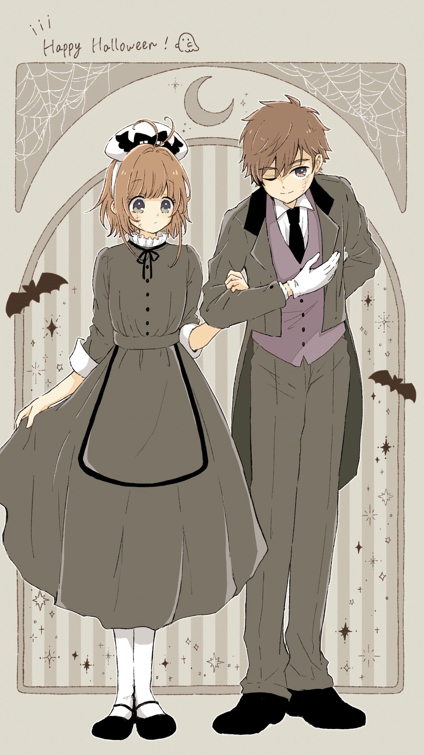 樱狼限定万圣节装扮[吃馕]#魔卡少女樱# ©️mizu_0401_ #樱狼# ​