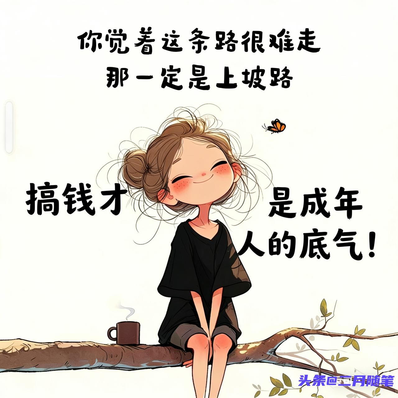 人活着，
手里有钱心里才不慌，
兜里有钱办事儿才大方。

有钱才有选择权，
有钱