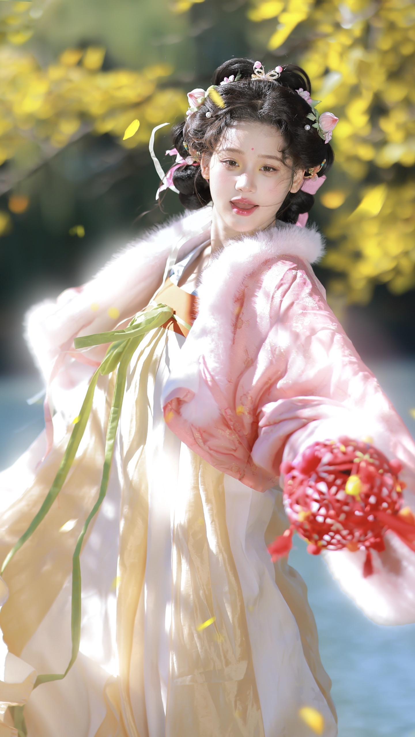 “阿姐摘的柿子最甜啦”超甜的柿子和    🍂