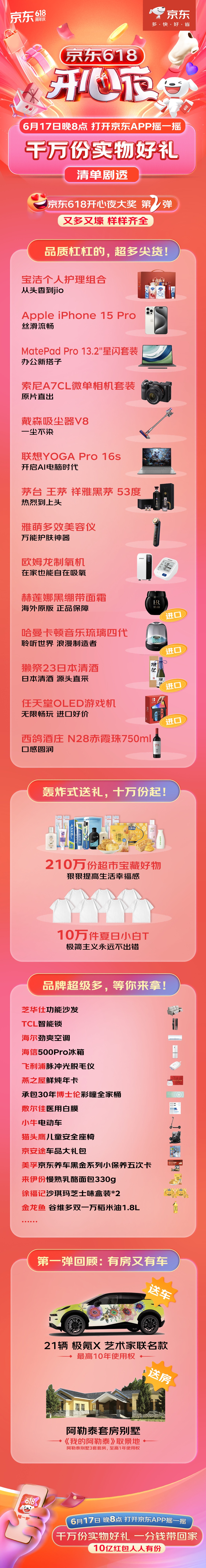 我不行了，看到#京东618开心夜抽大奖#我真的忍不住了！京东你是知道如何回馈给顾