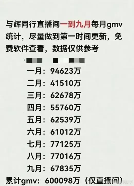 太顶了居然做60个亿与辉同行从1月9号开始截止到现在已经8个月销售额做到了60个