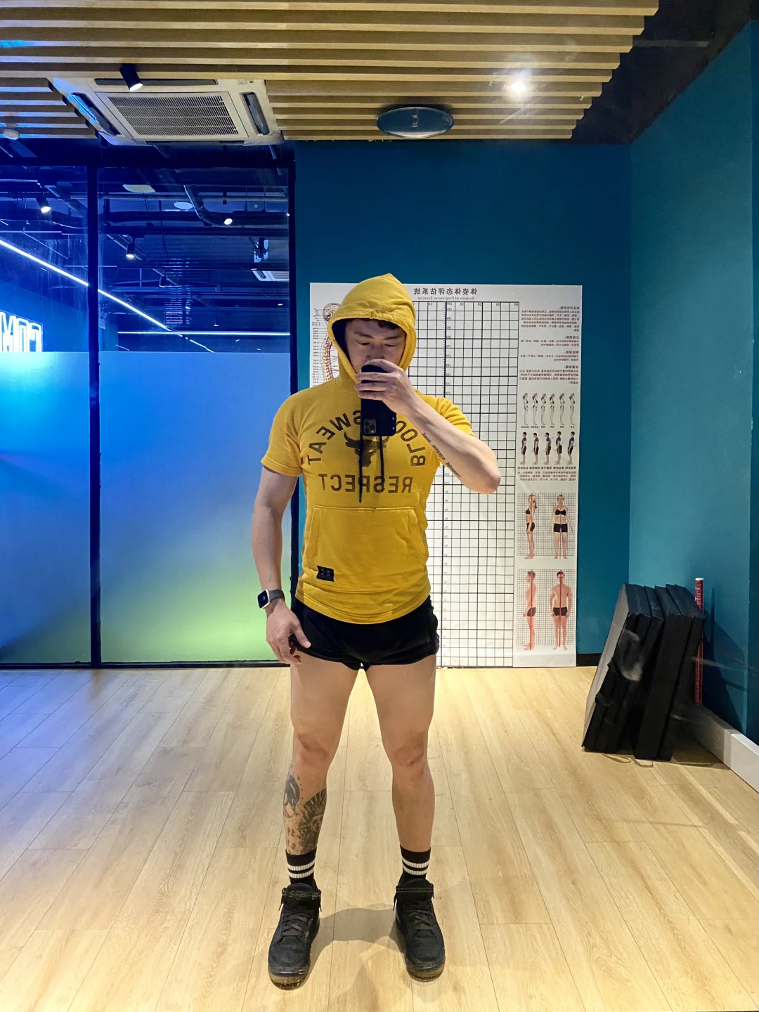 今天蹲腿感觉好重
