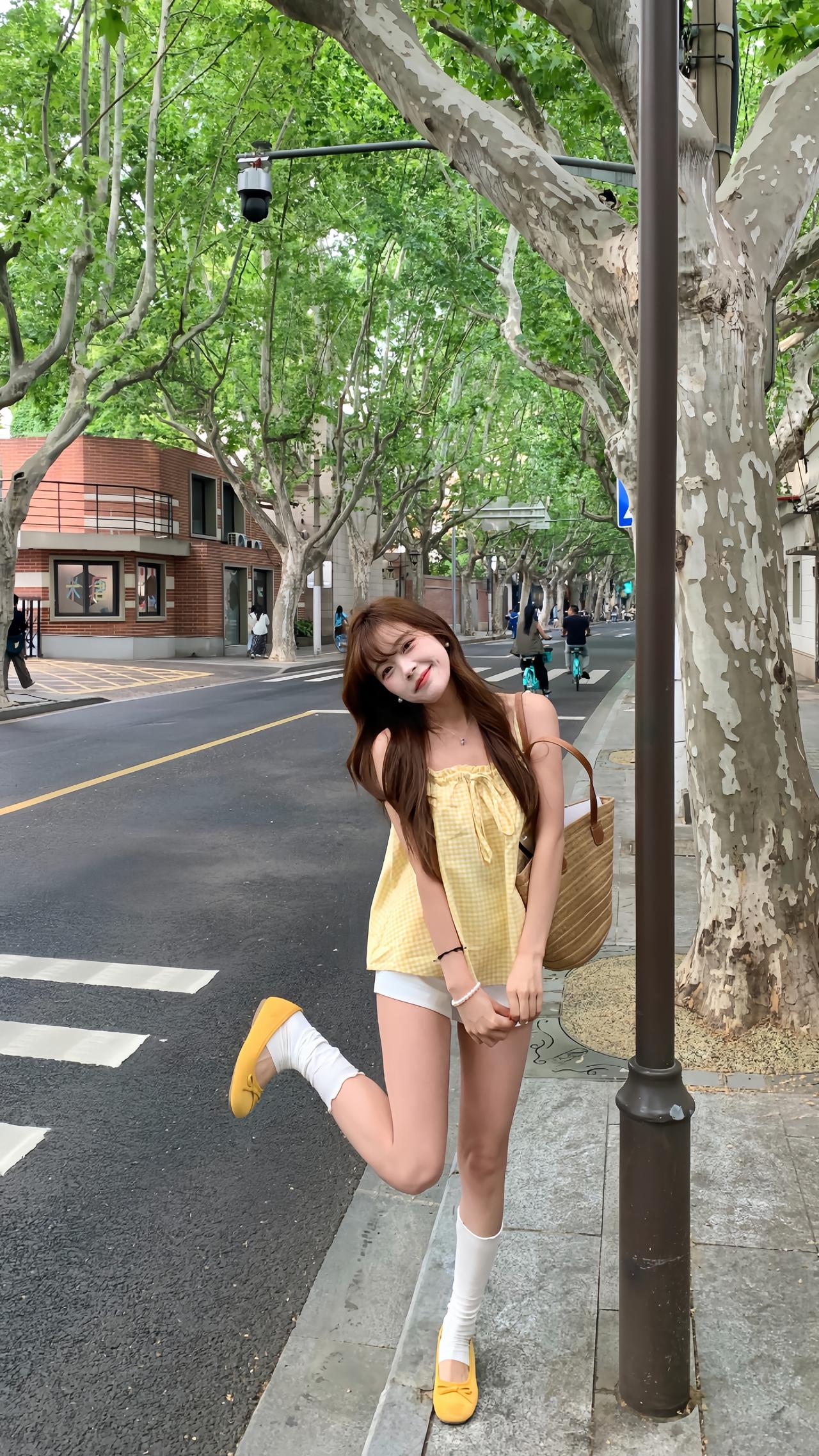 少女感夏日ootd 夏日甜妹 苹果型身材显瘦不费力