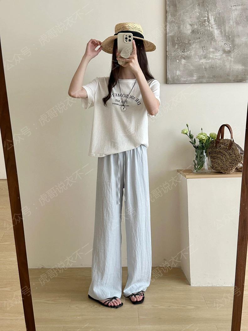 夏季神裤还得是“阔腿裤”，清凉舒适又时髦
夏天选阔腿裤，一定要注意面料成分，不仅