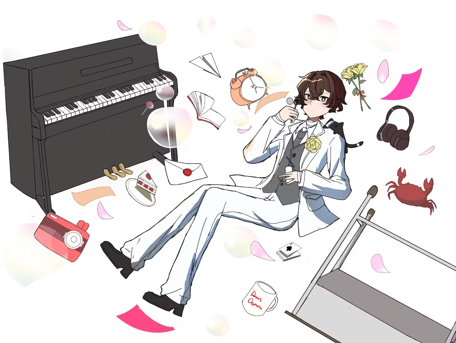 文豪野犬太宰治文豪野犬太宰治0619生日快乐🌹等到玫雨时节6月19日【05:0