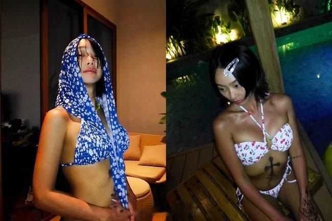孝琳晒比基尼造型 7 月 22 日，SISTAR 孝琳在社交平台更新动态，晒出的