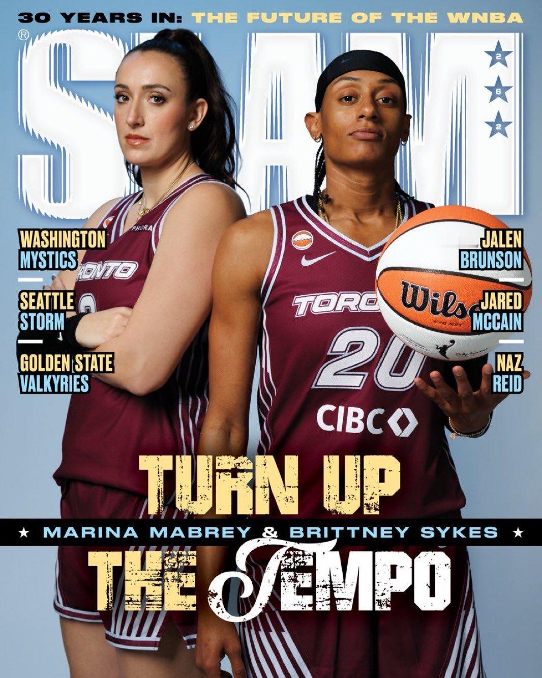 多伦多NBA和WNBA球队球员本赛季都上SLAM封面了 