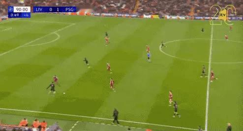 欧冠！登贝莱双响，大巴黎双杀利物浦晋级四强利物浦0比2巴黎圣日耳曼欧冠 4月15