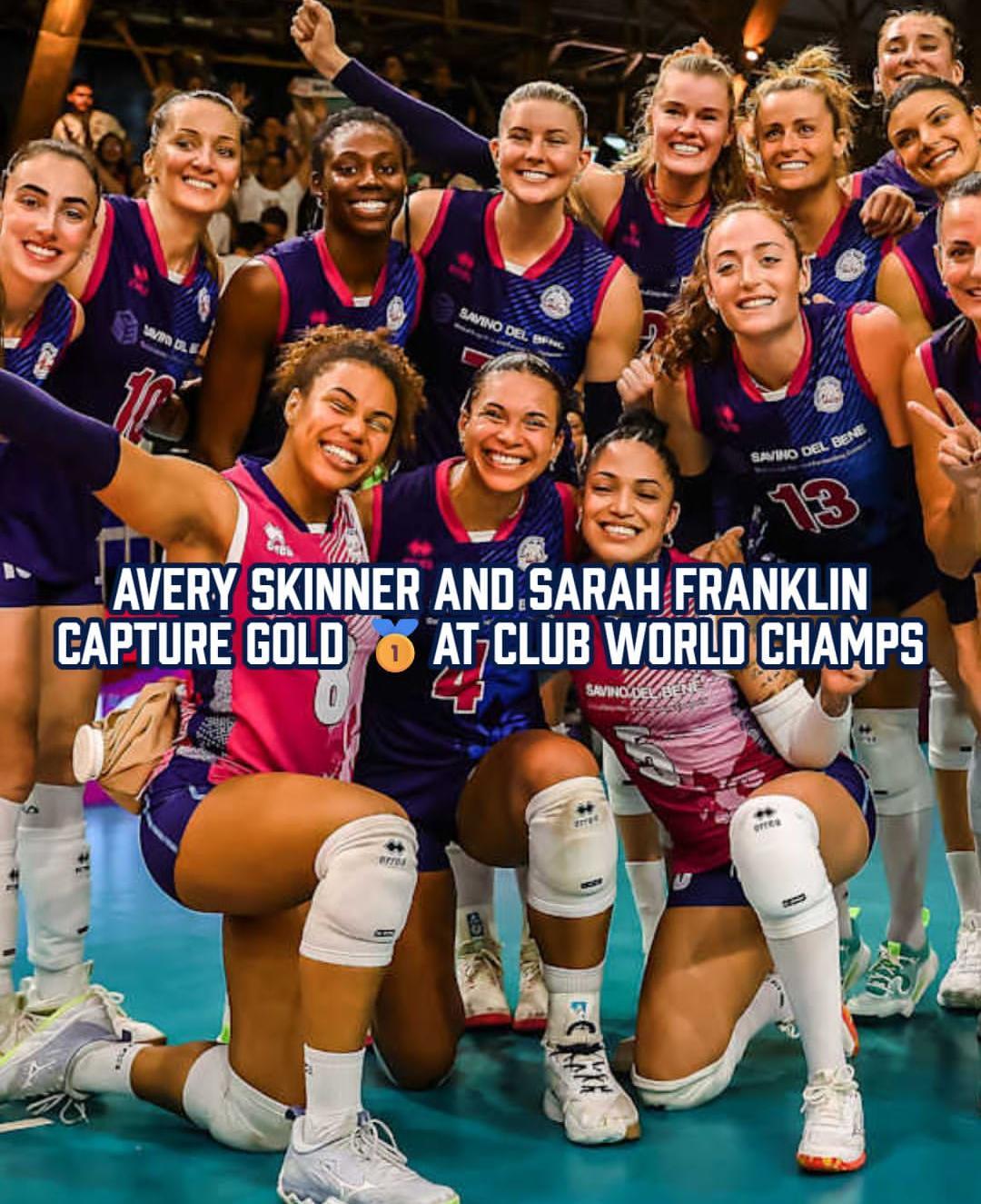 美国排协发文祝贺斯金纳和富兰克林随斯坎迪奇夺得世俱杯冠军！ 